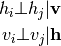 h_i \bot h_j | \mathbf{v} \\v_i \bot v_j | \mathbf{h}
